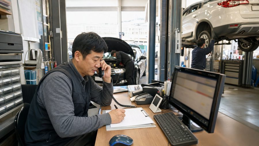 자동차 정비 사례